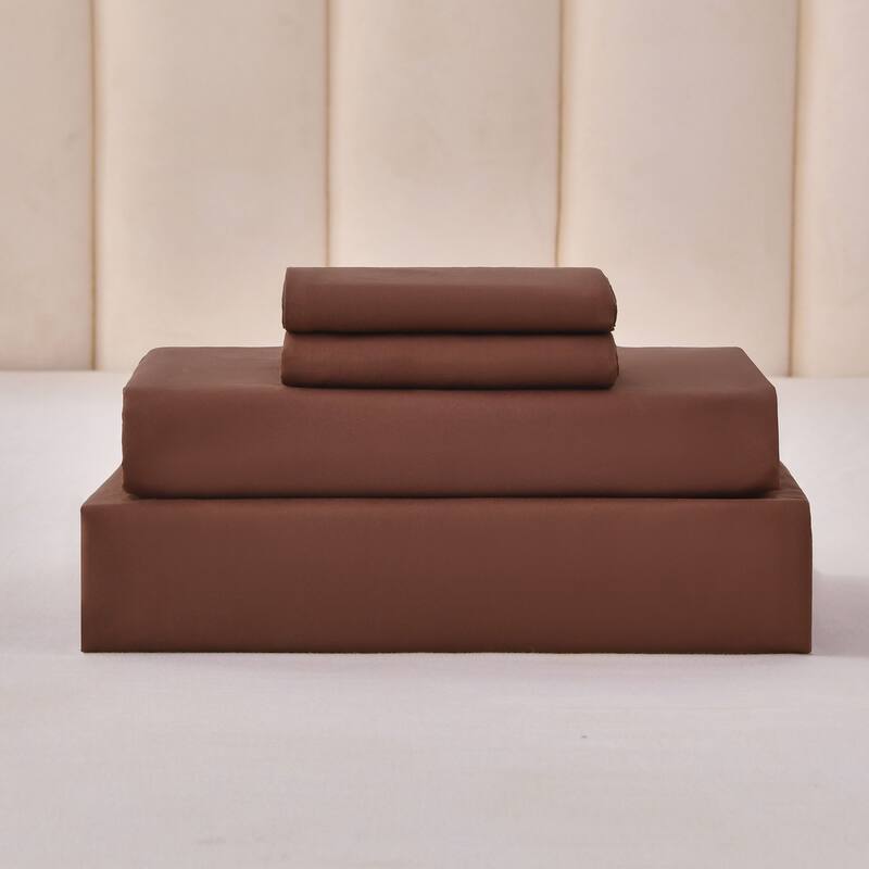 Shatex Soft Skin-Friendly 4-Piece Deep pocket Bed Sheet Set