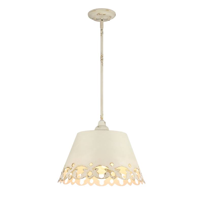 Wry Lighting Eloise 3-light Pendant in Antique Ivory - 3 Light Pendant