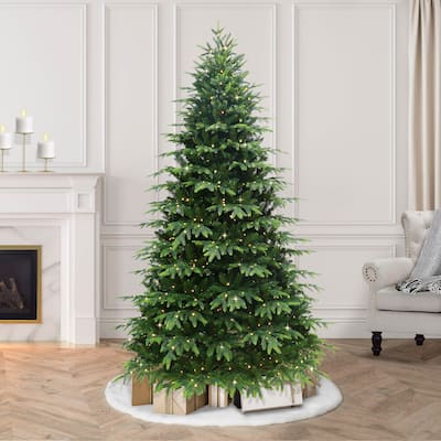 Puleo International Pre-Lit 7.5' Rutland Spruce Artificial Christmas Tree