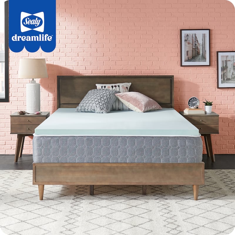 Sealy Dreamlife 3" Gel Memory Foam Mattress Topper - Twin