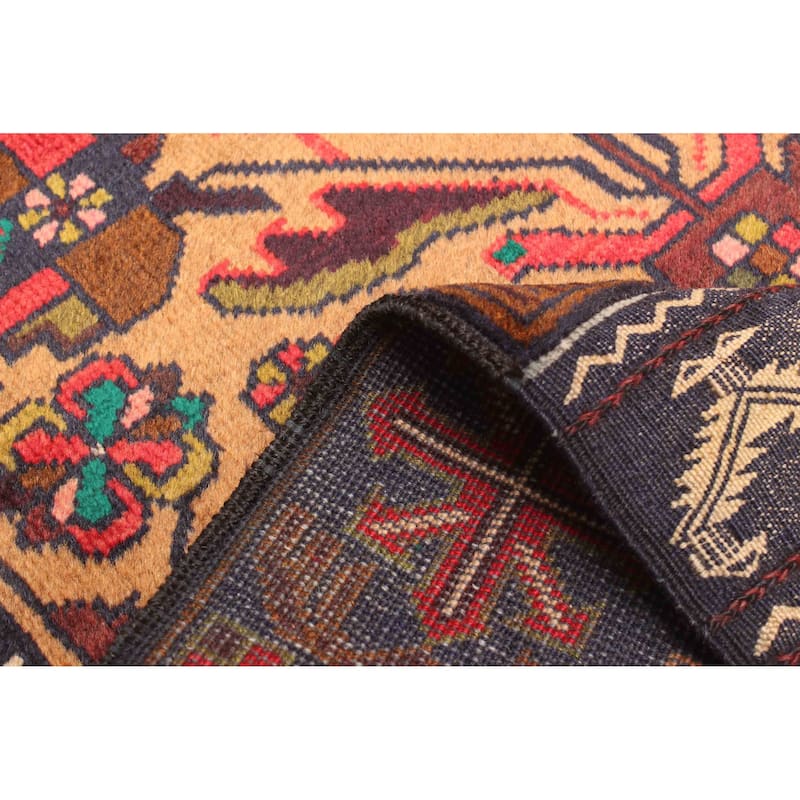 ECARPETGALLERY Hand-knotted Teimani Brown Wool Rug - 2'9 x 4'6