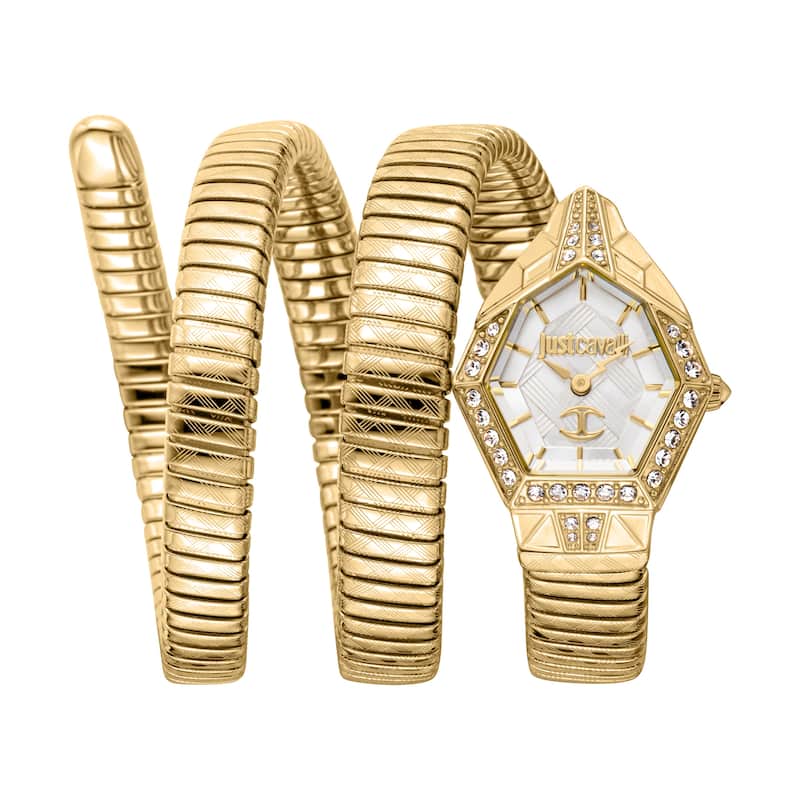 Just Cavalli Women's JC1L304M0025 Quartz Watch - Gold-Tone