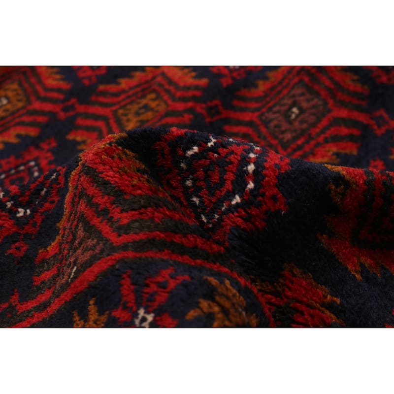 Teimani Red Rug 4'2" x 6'7" - 4'2 x 6'7
