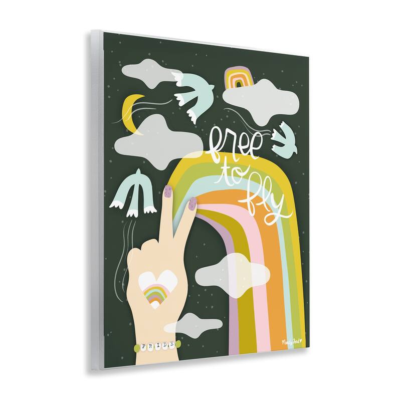Stupell Boho Free To Fly Wall Plaque Art Design By Mandy Ford Art + Illustration