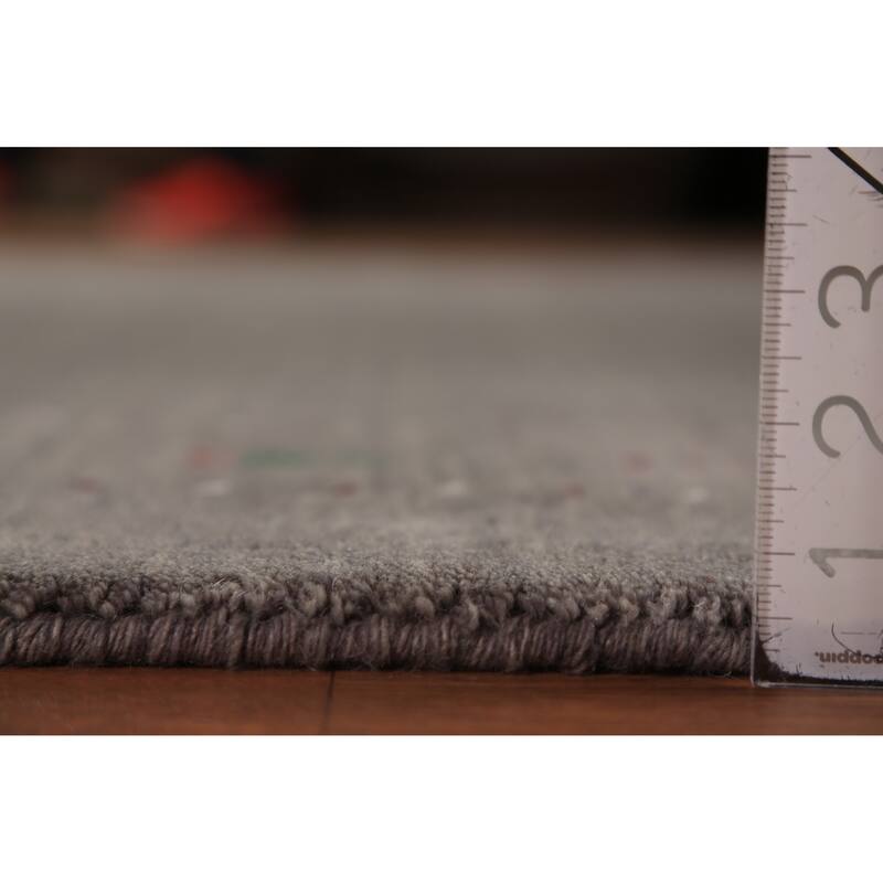 Tribal Gabbeh Oriental Area Rug Handmade Wool Carpet - 5'7" x 7'11"