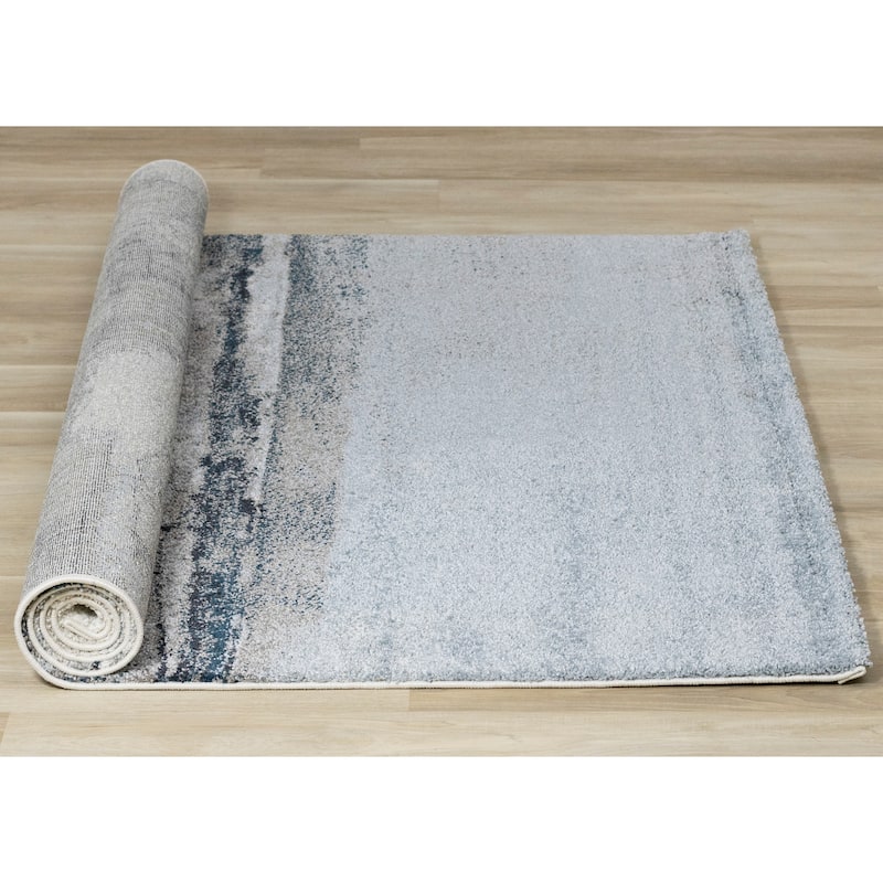 Soft Collection - Blue/Cream Misty River Rug