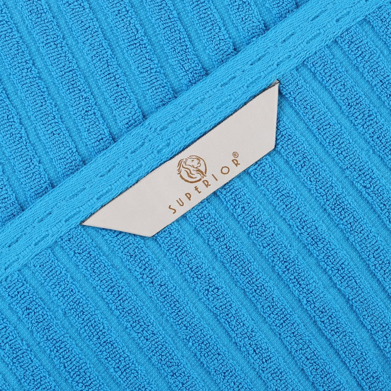 Superior Soho Ribbed Cotton Hand Towel Set of 4