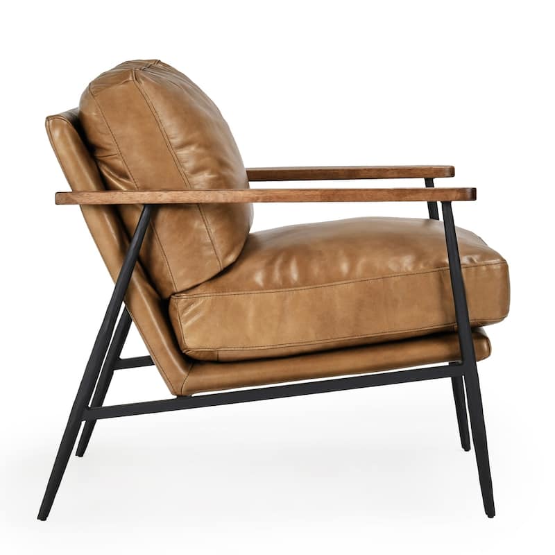 Classic Home Arnold Leather Club Chair