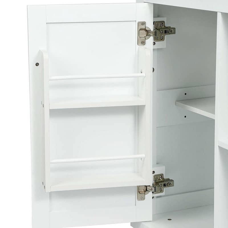 53-inch Width Kitchen Island with Drop-Leaf Countertop