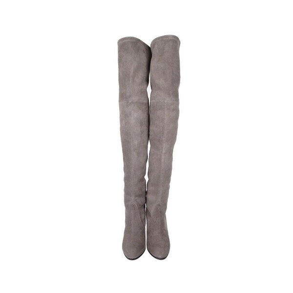 womens black suede over the knee boots