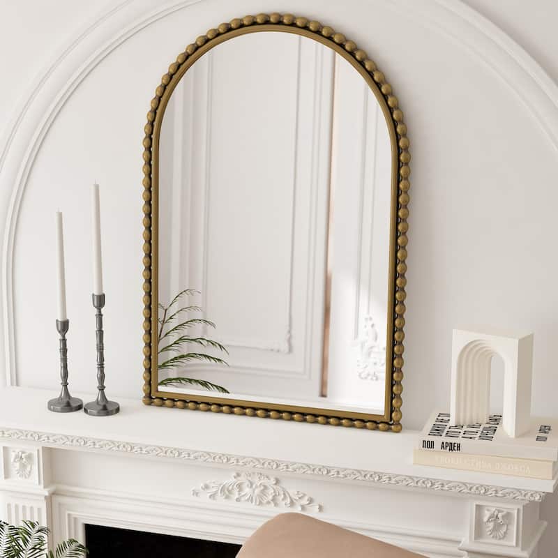 Iron Art Arch Vintage Vanity Mirror, Wall Hanging, Placed On The Table, Suitable For Living Room, Bedroom, Bathroom