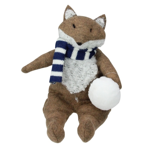 Shop 6 5 Wind Up Musical Animated Fox Tabletop Christmas
