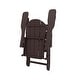 preview thumbnail 78 of 101, POLYTRENDS Laguna All Weather Poly Outdoor Adirondack Chair - Foldable