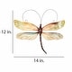 preview thumbnail 2 of 2, Dragonfly Wall Decor Pearl