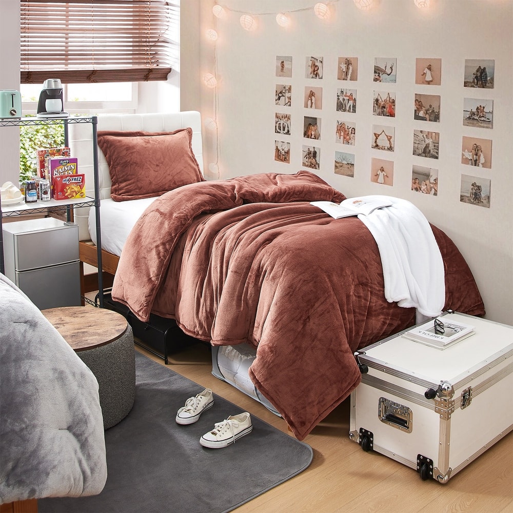 Wait Oh What - Coma Inducer® Oversized Comforter Set - Maple Syrup