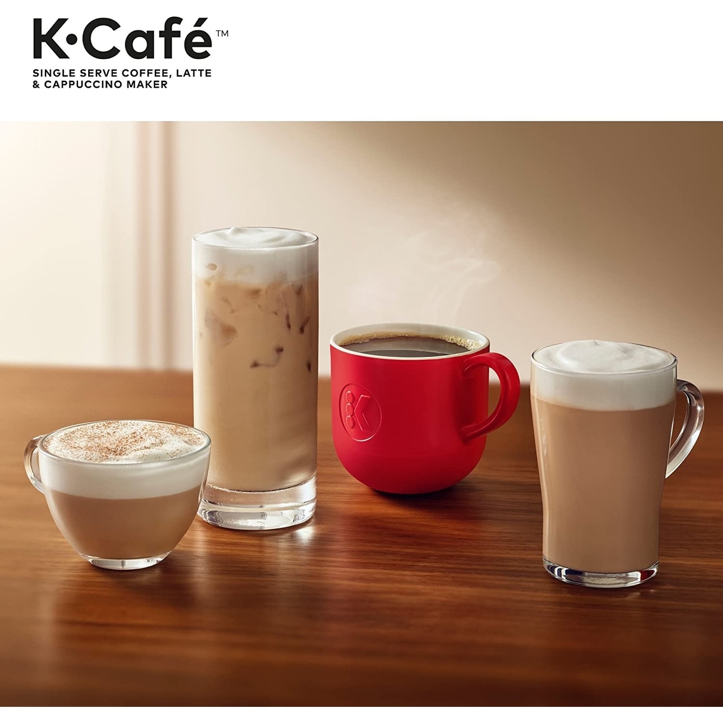Keurig K-Cafe SMART Single Serve K-Cup Pod Coffee, Latte and Cappuccino  Maker, Black