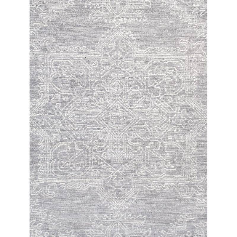 Pasargad Home Modern Hand-Tufted Wool Area Rug