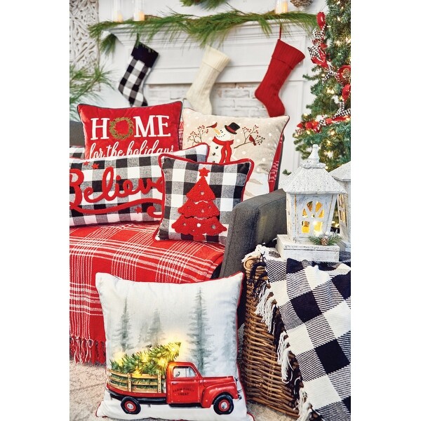 Christmas hotsell truck pillows