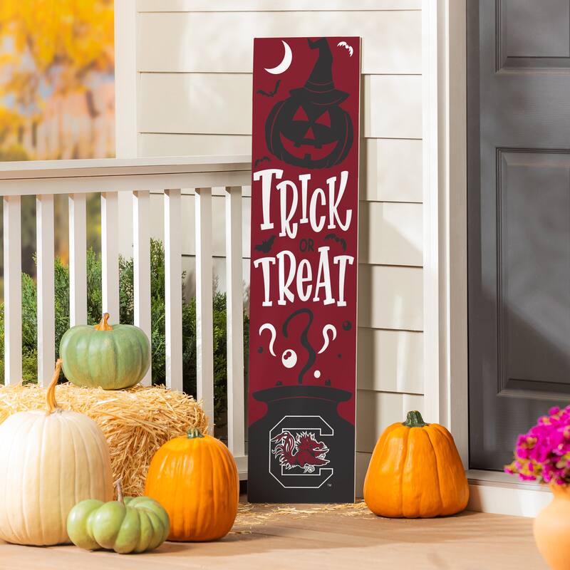 47" Double Sided Seasonal Porch Leaner, University of South Carolina - 47" x 11.25" - Halloween