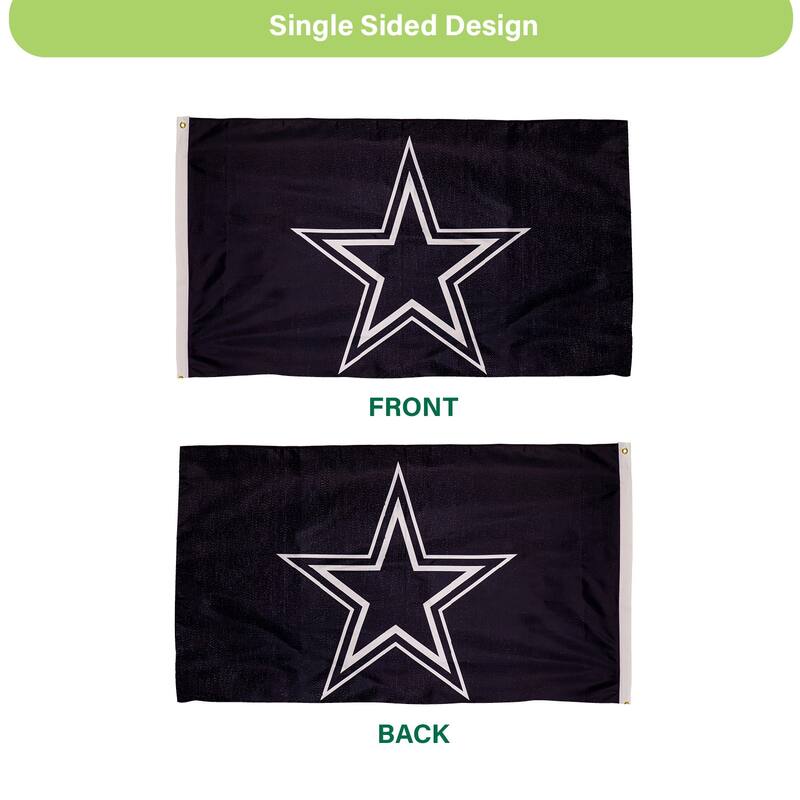 Buffalo Bills Single Sided Flag w/ 2 Grommets, 3'x5'