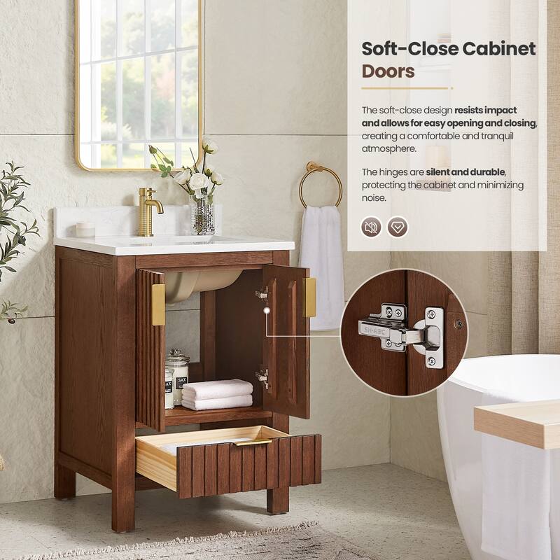 Shenzhen Bath Vanity with Composite Stone Top without Mirror
