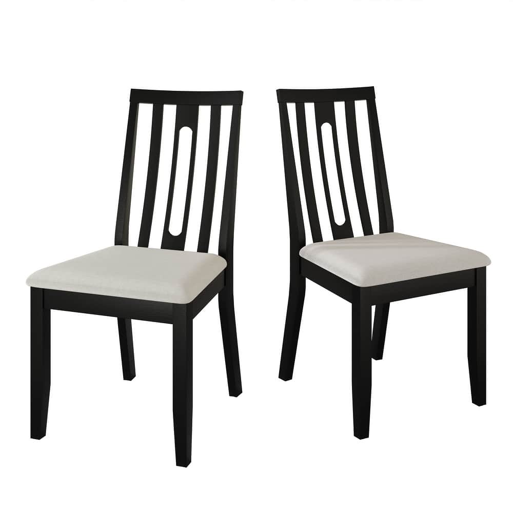 CraftPorch Contemporary Wooden Dining Chairs (Set of 2)