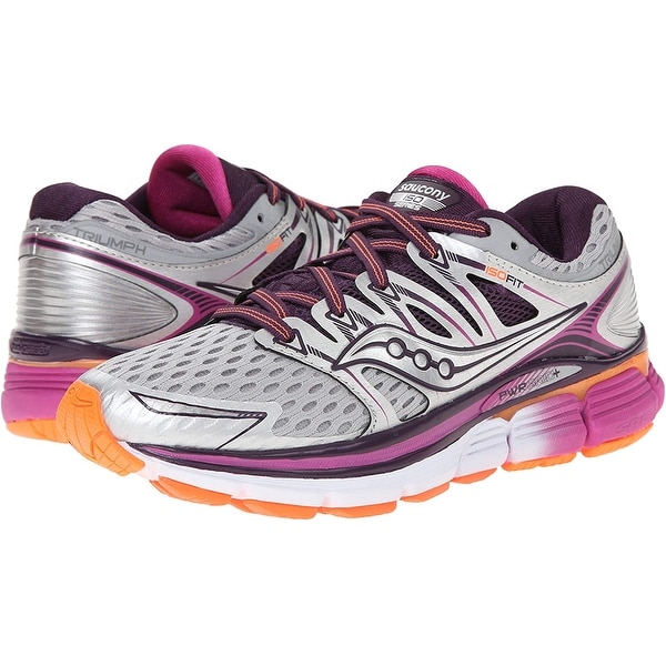 saucony women's triumph iso running shoe twilightoxygencitron