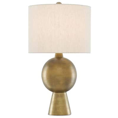 Currey & Company Rami Brass Table Lamp - 27"h x 15"dia