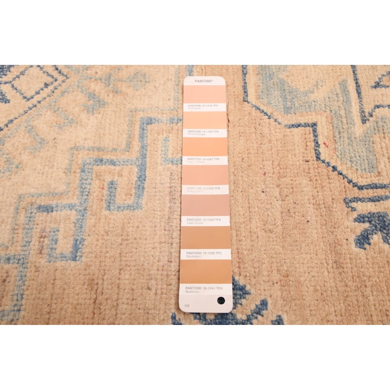 ECARPETGALLERY Hand-knotted Finest Ghazni Tan Wool Rug - 10'7 x 14'0