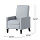 preview thumbnail 6 of 30, Dalton Fabric Recliner Club Chair by Christopher Knight Home