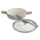 preview thumbnail 8 of 7, BergHOFF Balance Non-stick Ceramic Saute Pan 10.25", 3.1qt. With Glass Lid, Recycled Aluminum, Moonmist