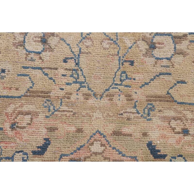 Sarouk Persian Vintage Runner Rug Hand-Knotted Wool Carpet - 3'1" x 8'11"