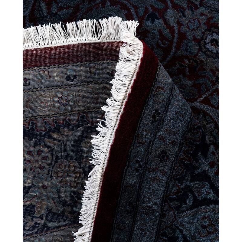 Overdyed One-of-a-Kind Hand-Knotted Area Rug - Red - 8' 1" x 8' 1"