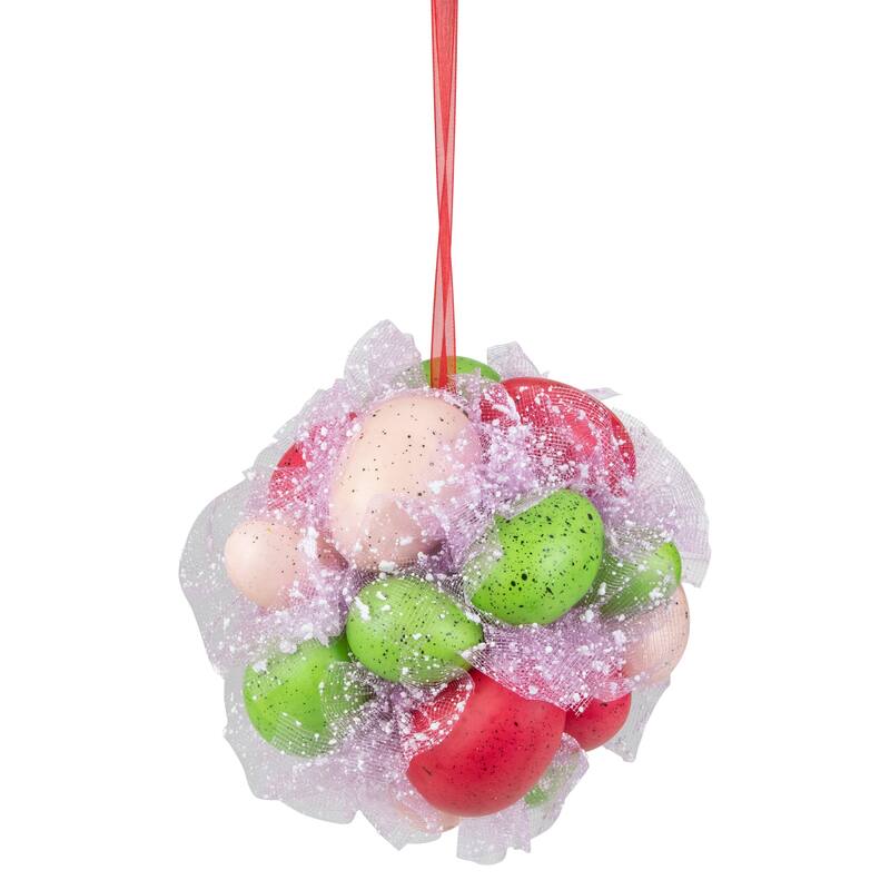 3-Piece Speckled Easter Egg Tree, Ball and Wreath Set