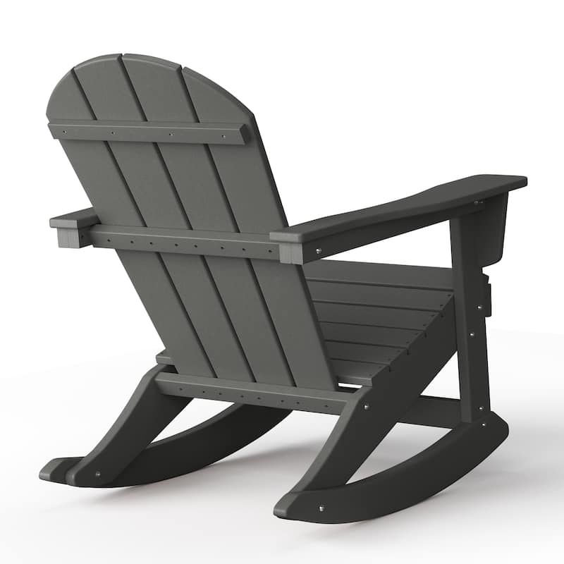 Polytrends Laguna Hdpe All Weather Outdoor Patio Rocking Chair