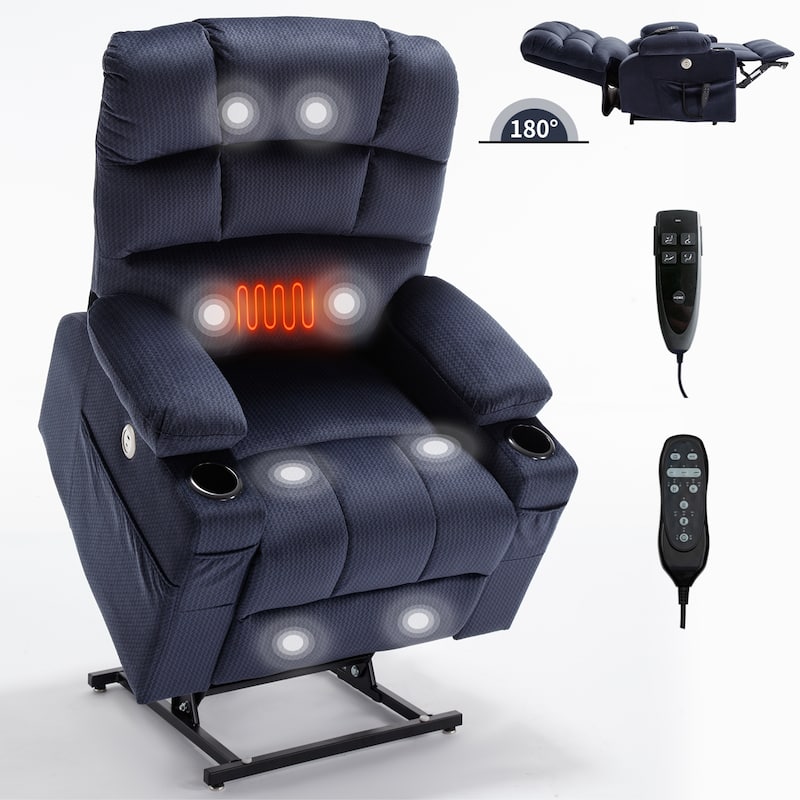 Power Lift Recliner Chair with Massage and Heating