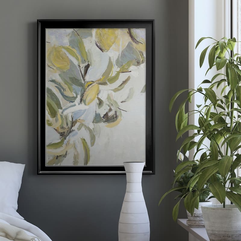 Lemon Pears Premium Framed Canvas - Ready to Hang
