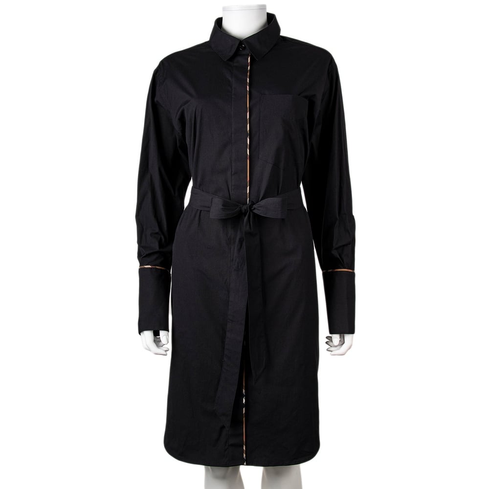 Burberry Ivery Belted Shirt Dress