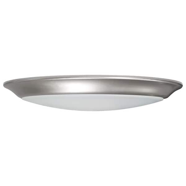 10 inch LED Disk Light 5000K 6 Unit Contractor Pack Brushed Nickel ...