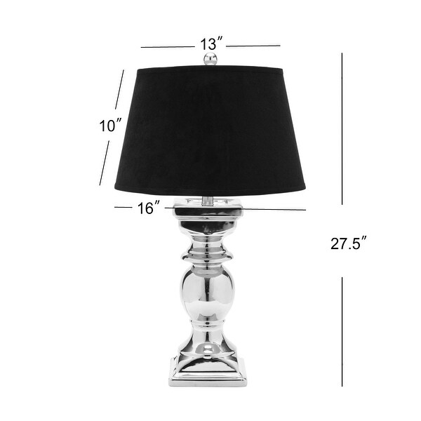 Black velvet table lamp outlet