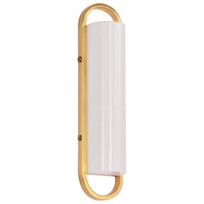 Velano 16 Inch LED Vanity Brushed Brass Finish - Brushed Brass