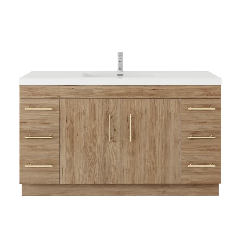 Eliza 60'' Freestanding Vanity with Single Sink