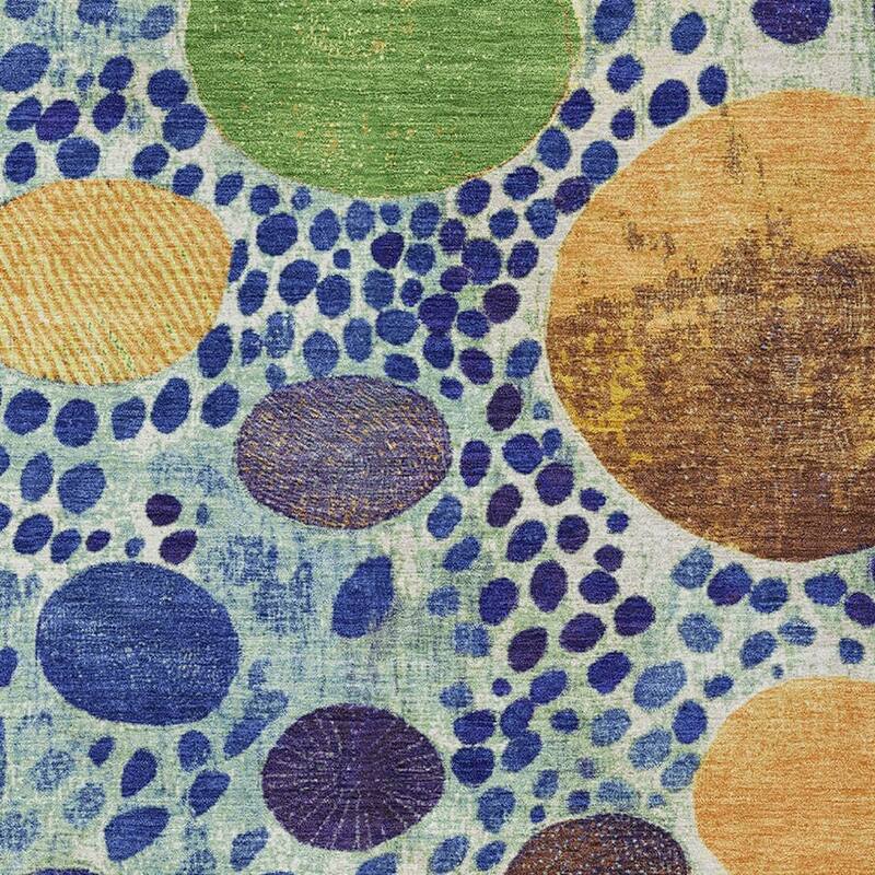 HomeRoots Geometric Transitional Rectangle Outdoor Rug