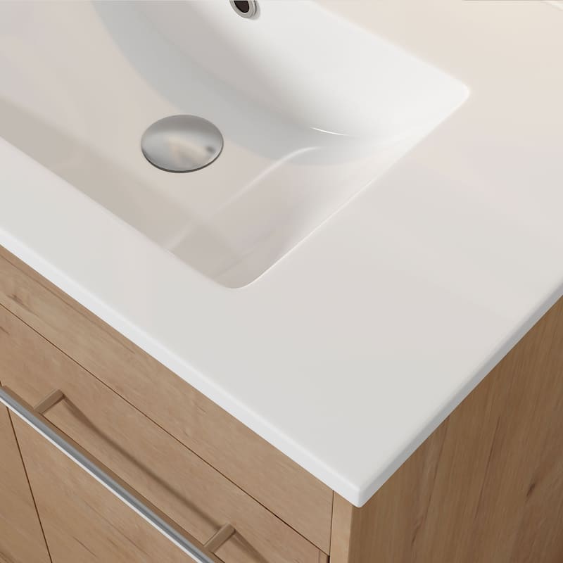 Kay Oak Natural Vanity Kit (Assembly Required)