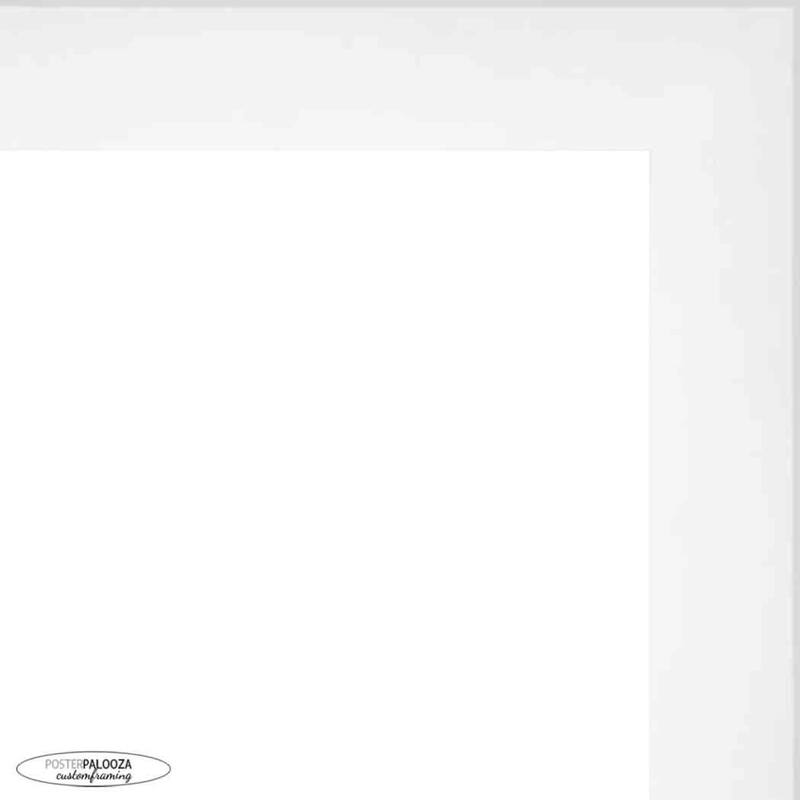 30x24 White Shadowbox Frame - Interior Size 30x24 by 1 Inch Deep - This White Frame Is Made to Display Items Up To 1 Inch Deep