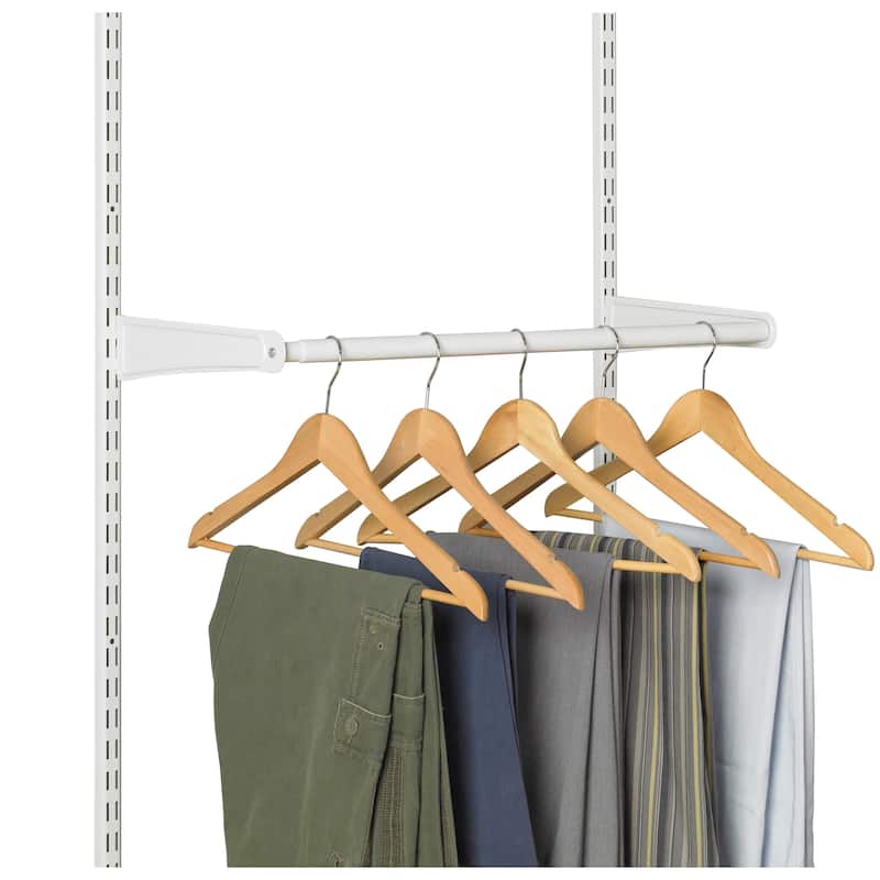 ClosetMaid ShelfTrack 24 - 48 inch Adjustable Hang Rod