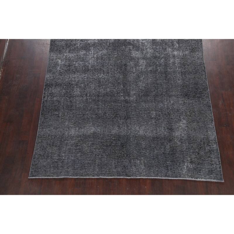 Over-Dye Mashad Persian Area Rug Wool Handmade Living Room Carpet - 7'4" x 10'8"