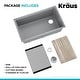 preview thumbnail 64 of 122, KRAUS Bellucci Workstation Undermount Granite Composite Kitchen Sink