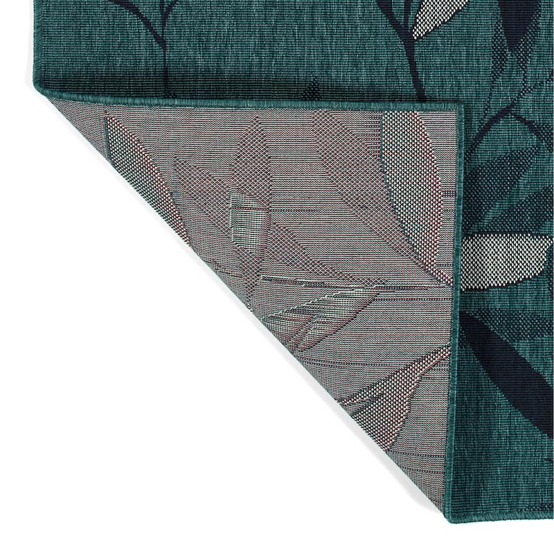 Modern Textured Cut Pile Rectangle Throw Rug - 1.10x 3.7