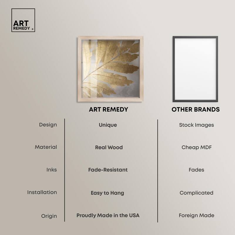Golden Canopy (I) Shadowbox by Art Remedy